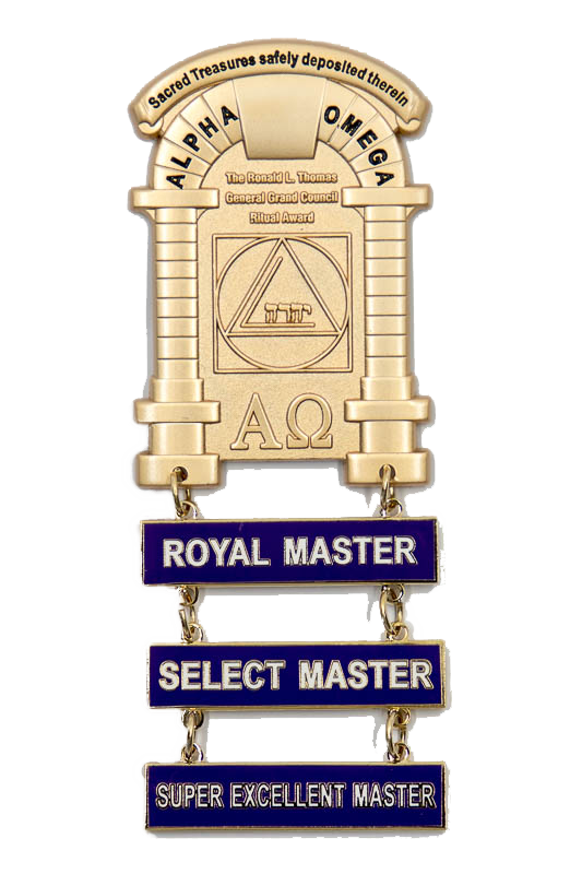 Ronald L. Thomas General Grand Council Ritualist Award