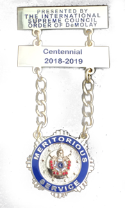 Centennial Past Master Squire Meritorious Service Award