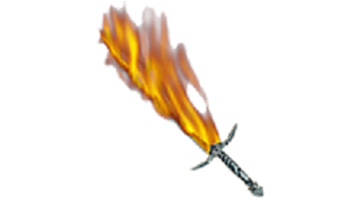 Flaming Sword (Public Domain)