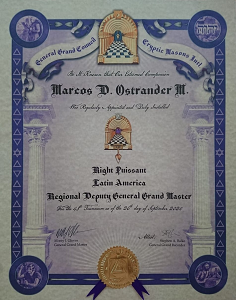 Regional Deputy Certificate