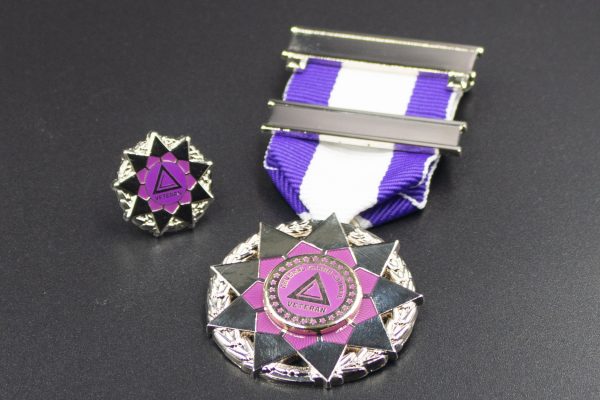 Veteran Medal and Lapel Pin